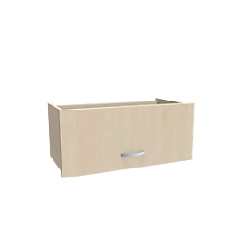 Tiroir à dossiers suspendus ALICANTE, l. 800 x P 400 x H 384 mm, coloris érable