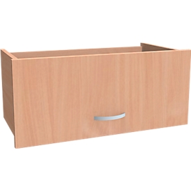 Tiroir à dossiers suspendus ALICANTE, l. 800 x P 400 x H 384 mm, coloris hêtre