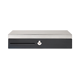 Tiroir-caisse HD-4617 Safescan, noir, 8 compartiments pour pièces de monnaie, 8 compartiments pour billets