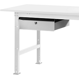Tiroir individuel Packpool, pour toutes les tables d'emballage Packpool, verrouillable, charge jusqu'à 25 kg