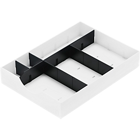 Tiroirs pour station de tri Styro styrodoc, blanc