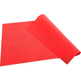 Tischset ProNappe, wasserabweisend, abwischbar, reißfest, L 405 x B 305 mm, Spunbond, rot, 1 Schachtel mit 100 Stück
