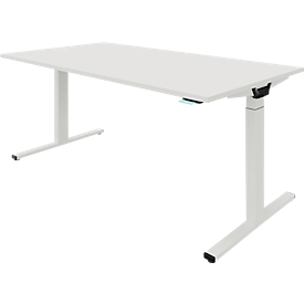 Tischsystem WINEA Startup 2.0 Designline, elektrisch höhenverstellbar, L 1800 x B 900 mm, weiß