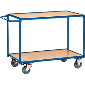 Tischwagen mit 2 Etagen, 850 x 500 mm