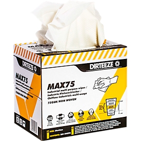 Toallitas de alta tecnología MAX75, 75 g/m², con poca pelusa, reutilizables, L 300 x A 420 mm, 200 unidades