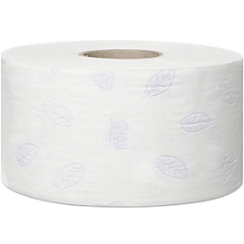 Toilettenpapier Tork Mini Jumbo Premium, 3-lagig, 12 Rollen, extra weich, mit Prägung, weiß
