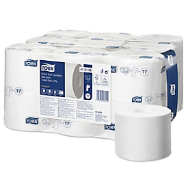 Toilettenpapier Tork Premium, 3-lagig, 18 Rollen, extra weich, hülsenlos, weiß 