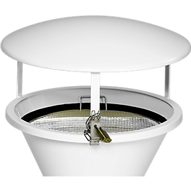 Toit pour cendrier sur pied, blanc