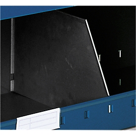 Tôle de séparation type A pour bac de stockage, P 385 x H 253 mm