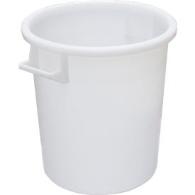 Ton, van HDPE, stapelbaar 50 liter, naturel