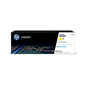 Toner HP, 415X, jaune W2032X, 6.000 pages, original