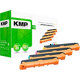 Toner KMP, remplace Brother TN243 CMYK, jusqu'à 1000 pages, multipack, CMYK