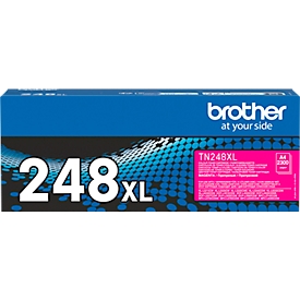 Toner original Brother TN-248XLM, jusqu'à 2300 pages A4, magenta