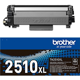 Toner original Brother TN-2510XL, jusqu'à 3000 pages A4, noir