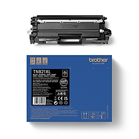 Toner original Brother TN-821XLBK, pack individuel, noir