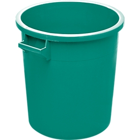 Tonneau, en PEHD, empilable 35 litres, vert