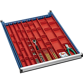 Tool recesses, W 33, 45 and 70 mm, for drawer height 50 mm
