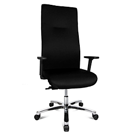 Topstar bureaustoel XXL Big Star, synchroonmechanisme, met armleuningen, hoogte rugleuning 800 mm