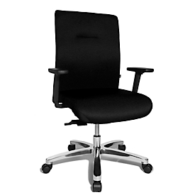 Topstar swivel chair XXL Big Star, synchro mechanism, with armrests, backrest height 600 mm