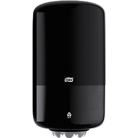 Tork® Dispensador Mini 558008, con desenrollado interior, dispensación ilimitada de papel, plástico, negro