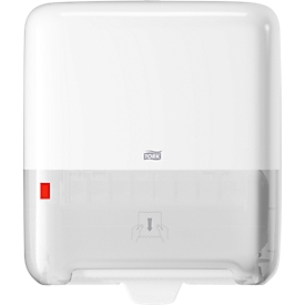 Tork® Distributeur d'essuie-mains en papier Matic® 551000, papier en rouleau, Elevation Design H1, longueur d'essuie-mains réglable, indicateur de niveau, blanc