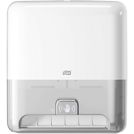 Tork® Distributeur d'essuie-mains Matic® 551100, pour essuie-mains en rouleau Tork®, longueur d'essuie-mains réglable, indicateur de niveau, blanc
