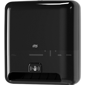 Tork® Distributeur d'essuie-mains Matic® 551108, pour essuie-mains en rouleau Tork®, longueur d'essuie-mains réglable, indicateur de niveau, noir