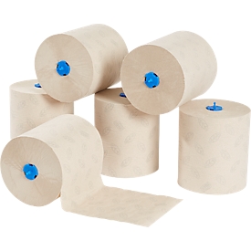 Tork® Handdoekrollen Tork Matic® 290099, 2-laags, H1-geschikt, 6 rollen á L 150 x B 210 mm, 100% gerecycled papier, natuurlijke kleur