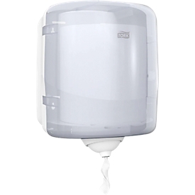 Tork® Innenabrollungsspender Reflex 473190, Einzelblattausgabe, Innenabrollungs-System M4, B 331 x T 225 x H 239 mm, Kunststoff, weiss
