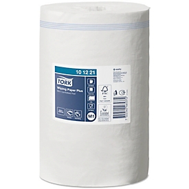 Tork® Mehrzweck-Papierwischtücher 101221, 2-lagig, Innenabrollung M1, L 75 m x B 215 mm, Ø 140 mm, 11 Rollen á 74,90 m, weiss
