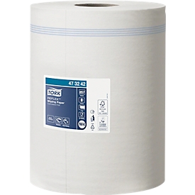 Tork® Mehrzweck-Papierwischtücher Reflex 473242, 1-lagig, Innenabrollung M4, L 300 m x B 198 mm, Ø 195 mm, 6 Rollen á 857 Blatt (5142 Tücher), weiss
