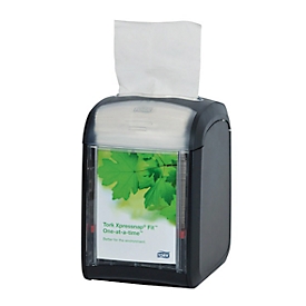Tork® servetdispenser Xpressnap Fit® 272900, vulstandindicator, L 141 x B 113 x H 170 mm, zwart