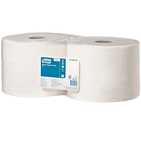 TORK® standaard papieren poetsdoek 320, 240 x 360 mm, 2 wielen