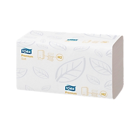 Tork Xpress®handdoekken Soft, Interfold, 2-laags, wit, L 340 x B 210 mm, 2310 vellen