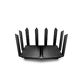 TP-LINK Archer AX6600 Tri-Band Wi-Fi 6 Router - Wi-Fi 6 (802.11ax) - Tri-Band (2,4 GHz / 5 GHz / 5 GHz) - Ethernet/LAN - Schwarz - Tabletop-Router
