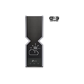 TP-LINK Archer BE800 - Wi-Fi 7 (802.11be) - Tri-bande (2,4 GHz / 5 GHz / 6 GHz) - Ethernet/LAN - Noir - Acier inoxydable - Routeur