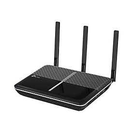 TP-LINK Archer VR2100v V1 - Wireless Router - DSL-Modem 4-Port-Switch - 1GbE - WAN-Ports: 2 - Wi-Fi 5 - Dual-Band - VoIP-Telefonadapter (DECT)