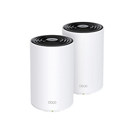 TP-Link Deco PX50 V1 - WLAN-System - (2 Router) - bis zu 418 m² - Netz 1GbE, G.hn - Wi-Fi 6