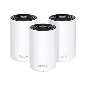 TP-Link Deco XE75 Pro V1 - WLAN-System - (3 Router) - bis zu 669 m² - Netz 1GbE, 2.5GbE - Wi-Fi 6E