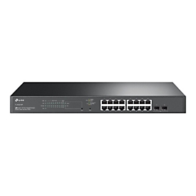 TP-LINK JetStream TL-SG2218P - Géré - L2/L2+ - Gigabit Ethernet (10/100/1000) - Connexion Ethernet - supportant l'alimentation via ce port (PoE) - Grille de montage - 1U