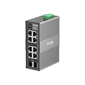 TP-Link Omada IES208G V1 - Switch - industriell - managed - 6 x 10/100/1000 + 2 x Combo Gigabit SFP/RJ-45 - an DIN-Schiene montierbar, wandmontierbar