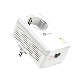 TP-Link Powerline TL-PA7017P AV1000 Gigabit Passthrough - Powerline Adapter 1GbE, HomePlug AV (HPAV), HomePlug AV (HPAV) 2.0, IEEE 1901 - an Wandsteckdose anschließbar