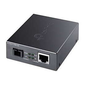 TP-LINK TL-FC111PB-20 V2 - Medienkonverter - 100Mb LAN - 10Base-T, 100Base-TX, WDM - SC Single-Modus / RJ-45 - bis zu 20 km - 1550 (RX)
