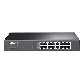 TP-Link TL-SF1016DS - V3.0 - Switch - 16 x 10/100 - Desktop, an Rack montierbar