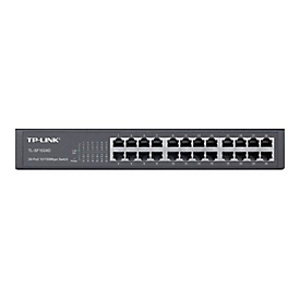 TP-Link TL-SF1024D V2 - Switch - unmanaged - 24 x 10/100 - Desktop, an Rack montierbar