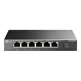 TP-Link TL-SG1006PP V1 - Switch - unmanaged - 1 x 10/100/1000 (PoE++) + 3 x 10/100/1000 (PoE+) + 2 x 10/100/1000 - Desktop - PoE++ (64 W)