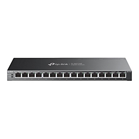 TP-Link TL-SG116P V1 - Switch - unmanaged - 16 x 10/100/1000 (PoE+) - Desktop - PoE+ (120 W)