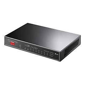 TP-Link TL-SG1210MP V2 - Switch - unmanaged - 8 x 10/100/1000 (PoE+) + 1 x 10/100/1000 (Uplink) + 1 x Gigabit SFP (Uplink) - Desktop, wandmontierbar - PoE+