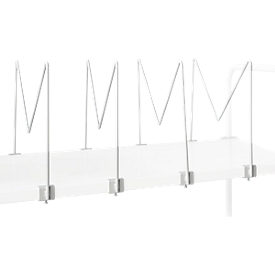 TPB series carton holder, for TPB series steel shelf (bottom mounting), 4 pcs.