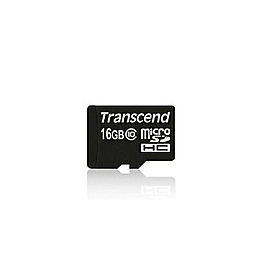 Transcend 16GB microSDHC Class 10 UHS-I - 16 Go - MicroSDHC - Classe 10 - MLC - 90 Mo/s - Class 1 (U1)